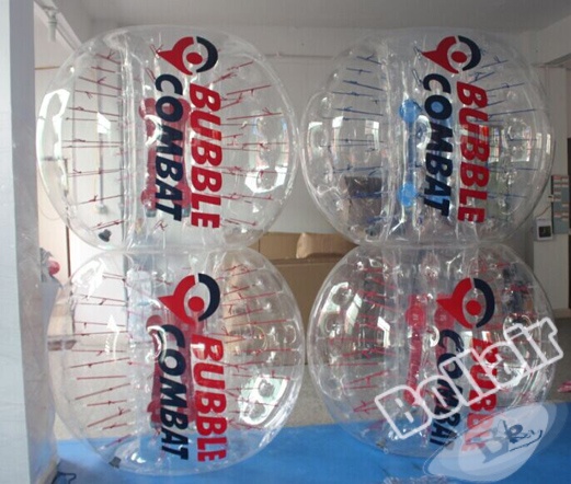 Inflatable bumper bubble balls