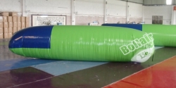 Massive jump with inflatable water blob