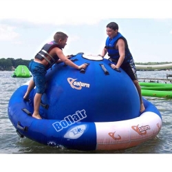Giant inflatable floating water spinner,inflatable saturn,floating water island
