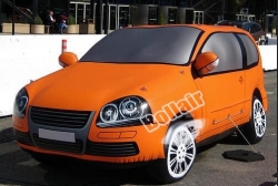 Inflatable car model for decoration and advertising