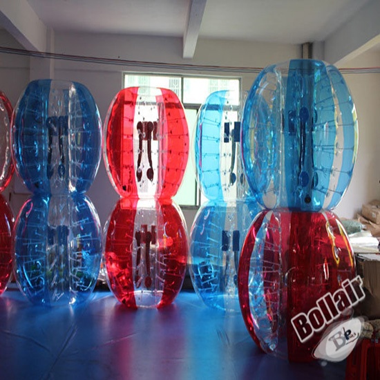 Outside Inflatable Bubble Soccer Colorful Body Bubble Bounce Football 1.5m Dia