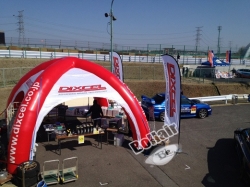 Convenient car exhibition tents