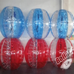 Inflatable bubble soccer