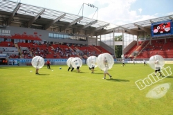 Adult bumper ball in transparent color